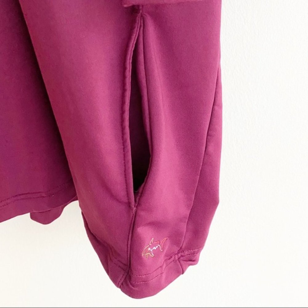 Greg Norman Long Sleeve Quarter Zip Long Sleeve Pullover Sweatshirt Maroon XL - Picture 7 of 9
